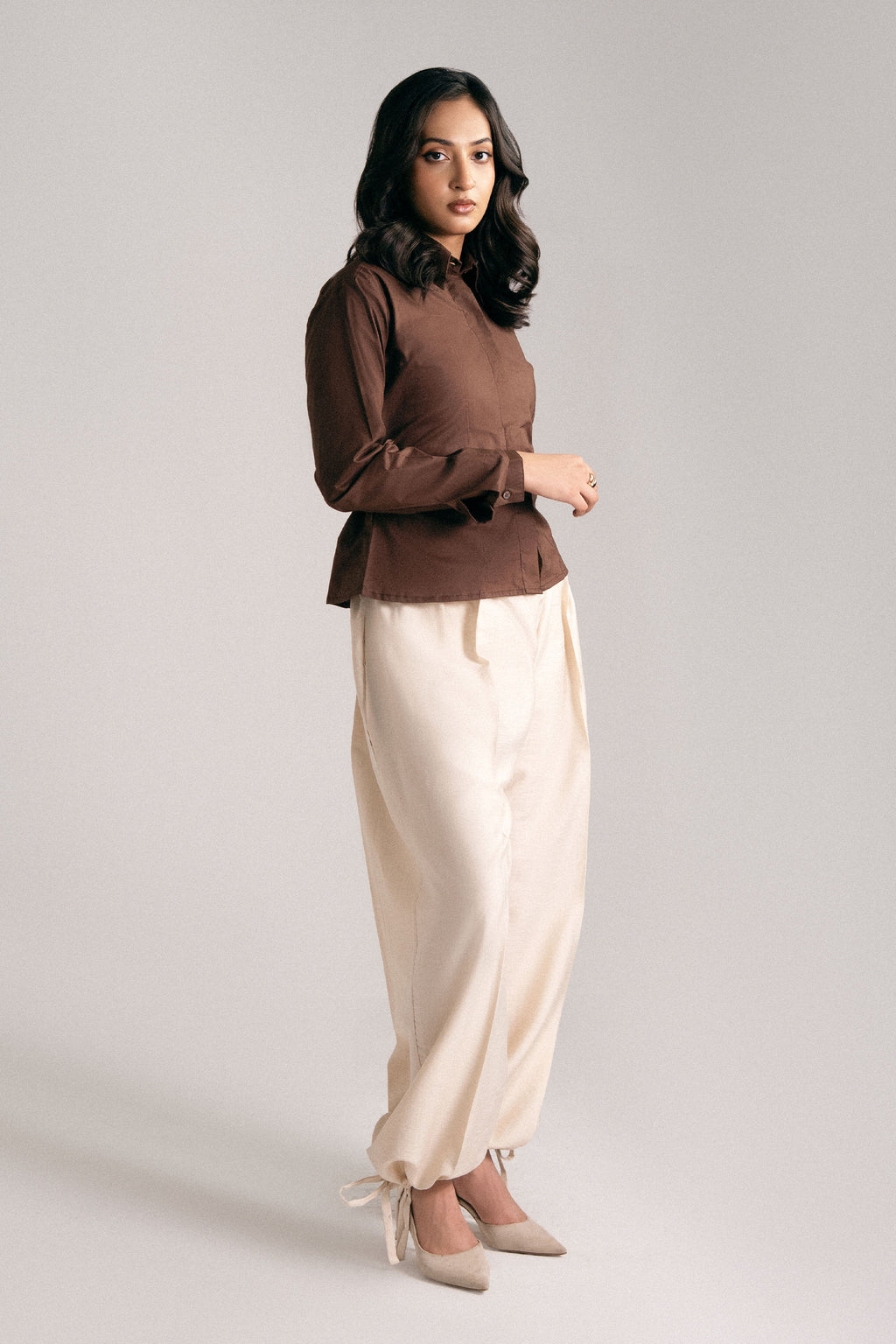 PLEATED BALLOON PANTS