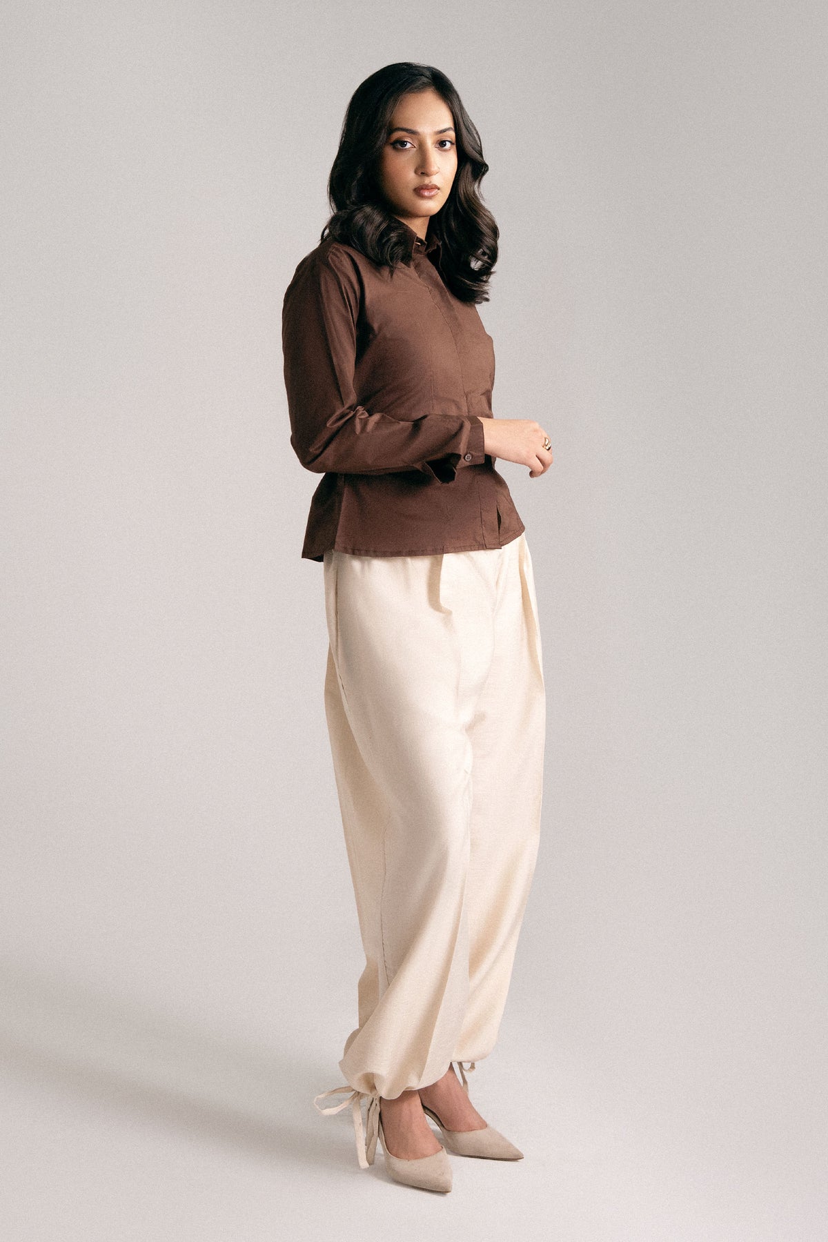 PLEATED BALLOON PANTS
