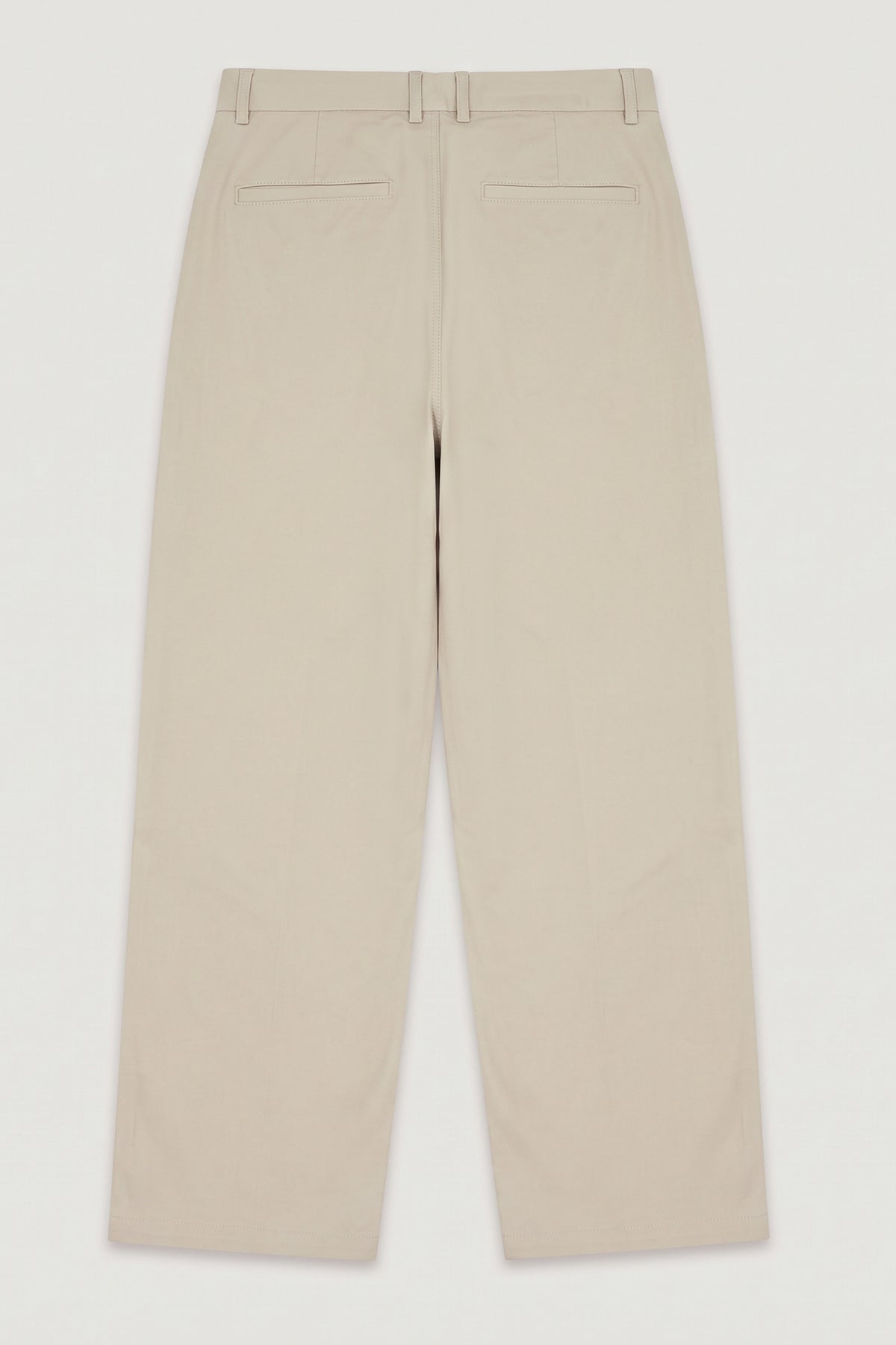 RELAXED FIT COTTON-TWILL TROUSERS