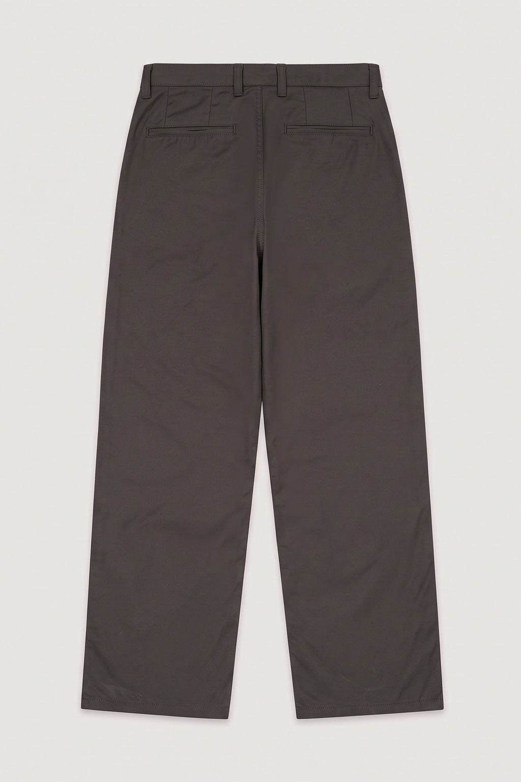 MOCHA RELAXED-FIT STRAIGHT-LEG TROUSERS