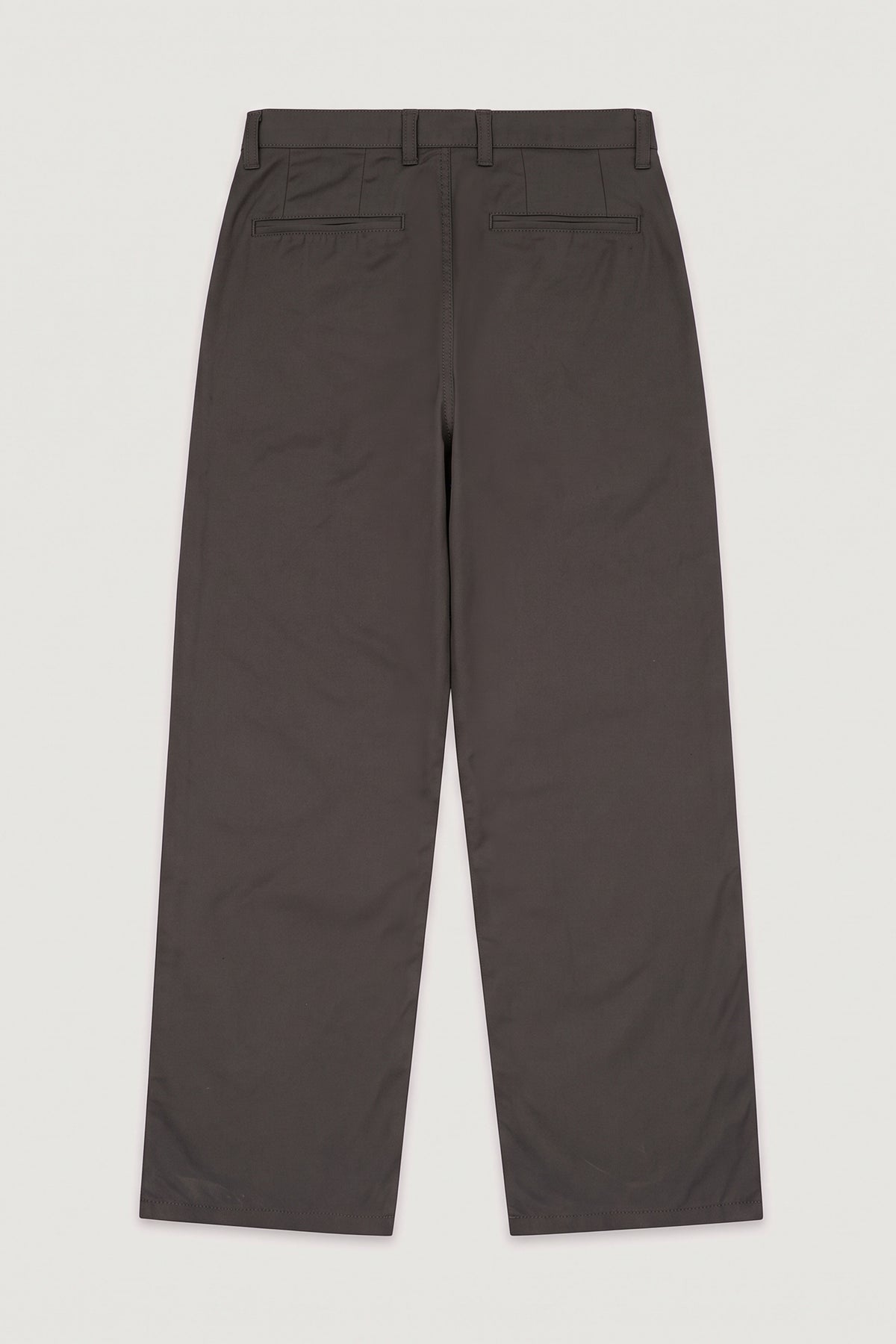 MOCHA RELAXED-FIT STRAIGHT-LEG TROUSERS