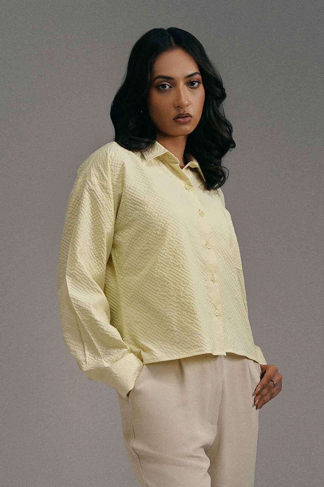 THE CROPPED BUTTON-DOWN