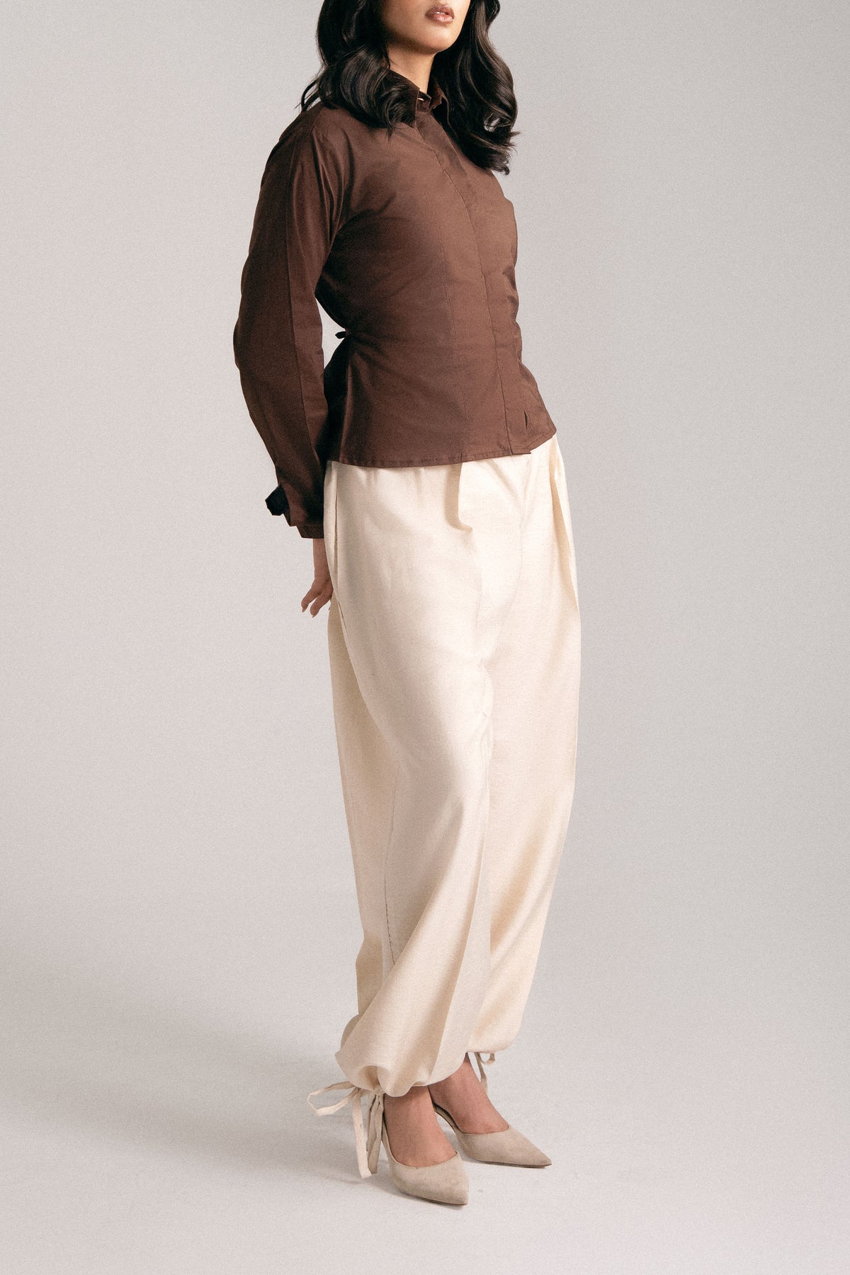 PLEATED BALLOON PANTS