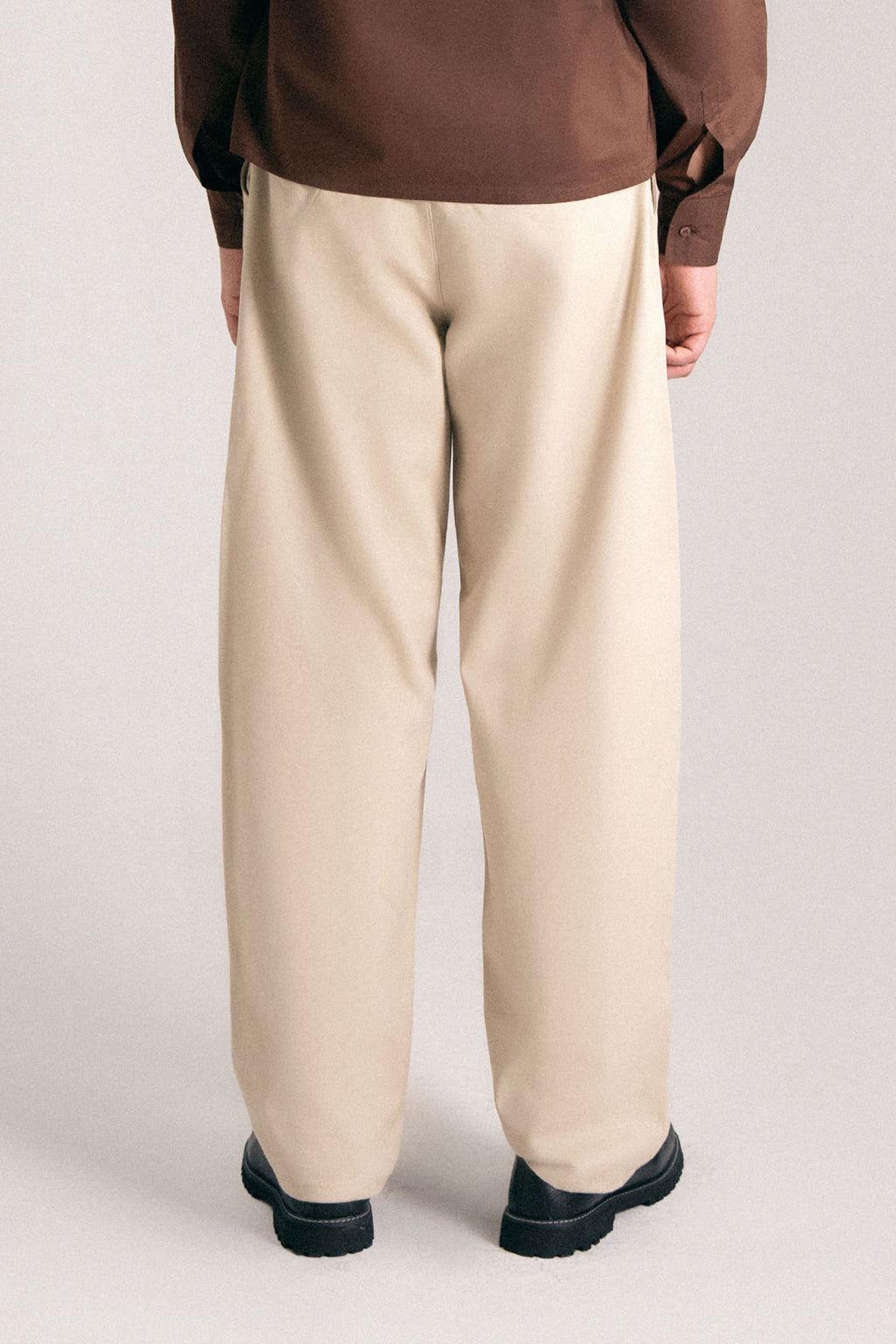 RELAXED FIT COTTON-TWILL TROUSERS