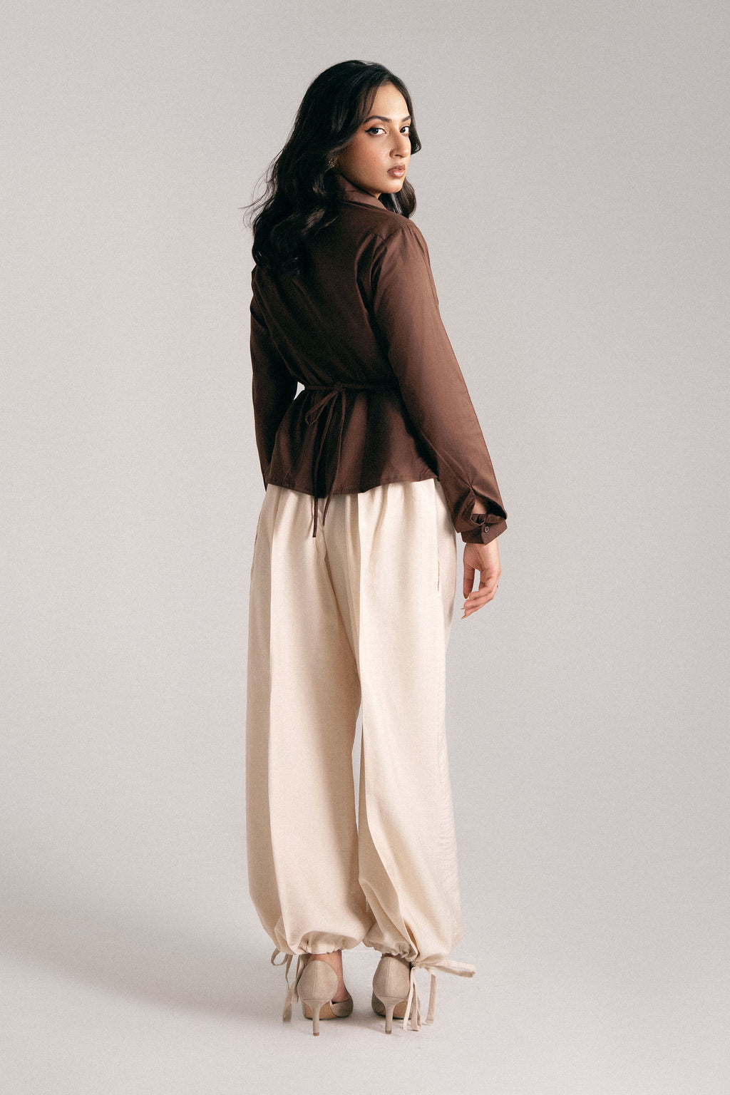 PLEATED BALLOON PANTS